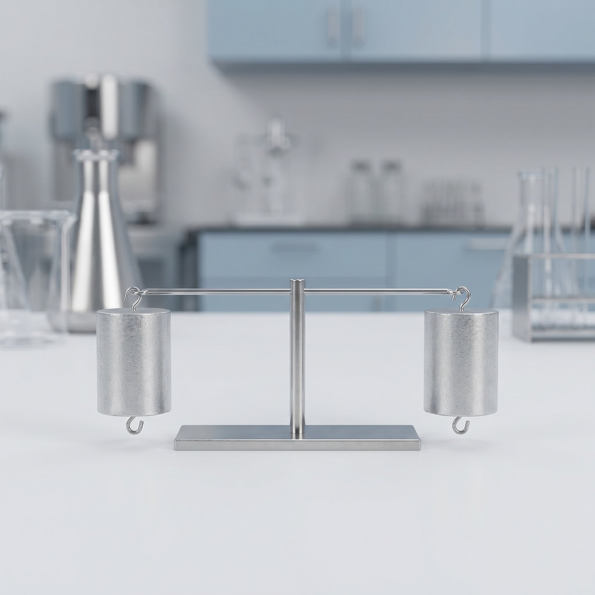 Lab Equipment - 2 ชิ้น ตะขอถ่วงน้ำหนักสำหรับห้องปฏิบัติการฟิสิกส์ น้ำหนัก 200 กรัม