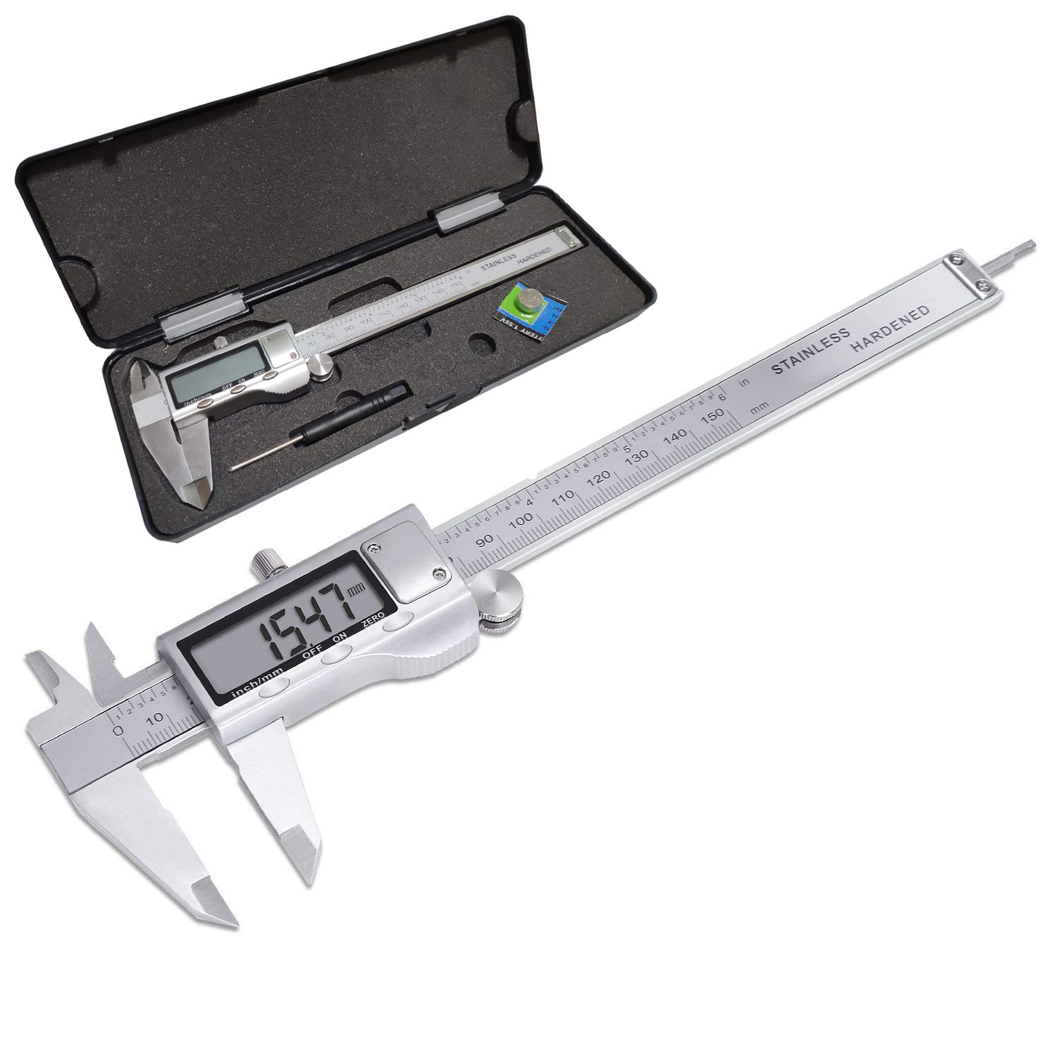 Digital Caliper 150Mm Stainless Steel - เครื่องมือวัดโลหะดิจิตอลคาลิเปอร์150/200/300มม. สแตนเลสดิจิตอลอิเล็กทรอนิกส์เวอร์เนียร์คาลิปเปอร์เครื่องมือวัดไมโครมิเตอร์
