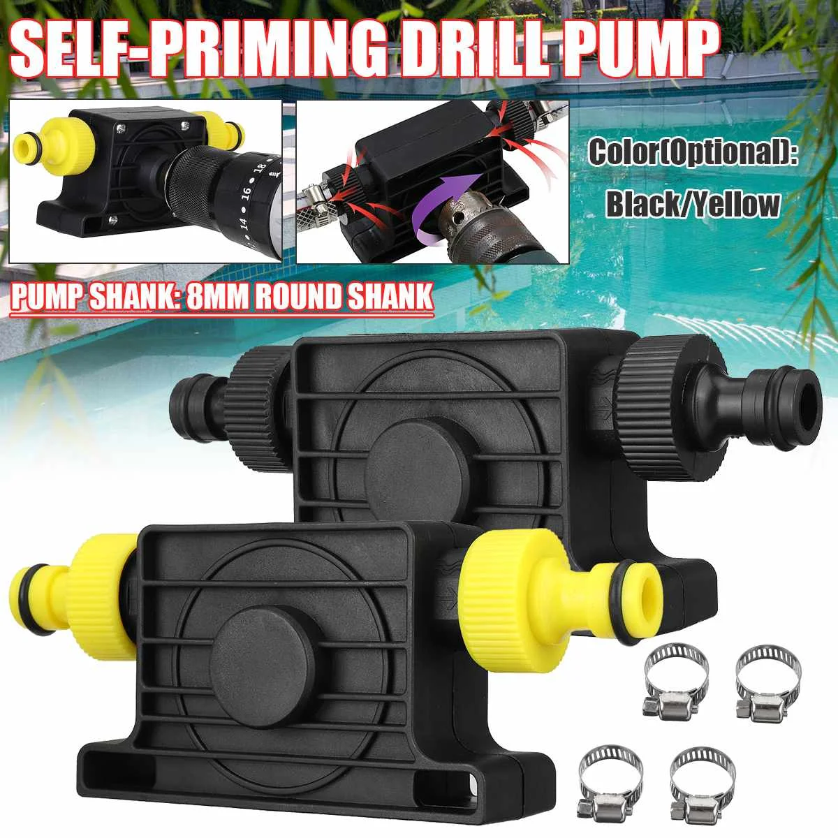 Mini Peristaltic Pump 12V - ปั๊ม Bor listrik ขนาดเล็กปั๊มน้ำด้วยตัวเองปั๊มสูบน้ำมันปั๊มน้ำแบบพกพาหัวกลมแบบใช้งานหนัก