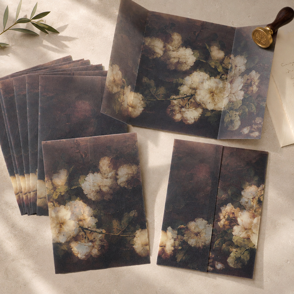 Packaging - 20/50 ชิ้น ซองกระดาษไขพับสำเร็จรูปสำหรับการ์ดเชิญงานแต่งงาน, สำหรับชุดการ์ดเชิญงานแต่งงาน, งานเลี้ยงต้อนรับทารก, การ์ดเชิญวันเกิด