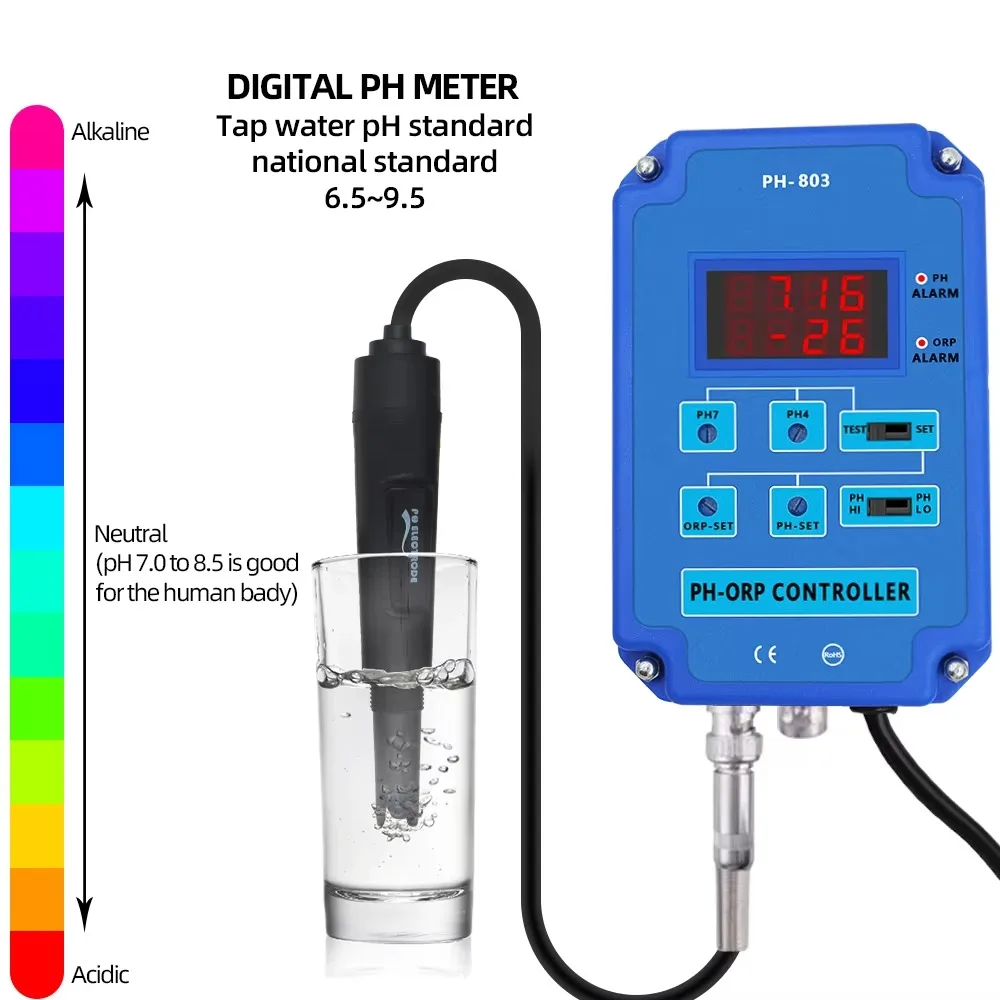 เครื่องวัดค่า pH แบบดิจิทัล พร - Ph Meter Digital Water Tester บทวิจารณ์และราคา