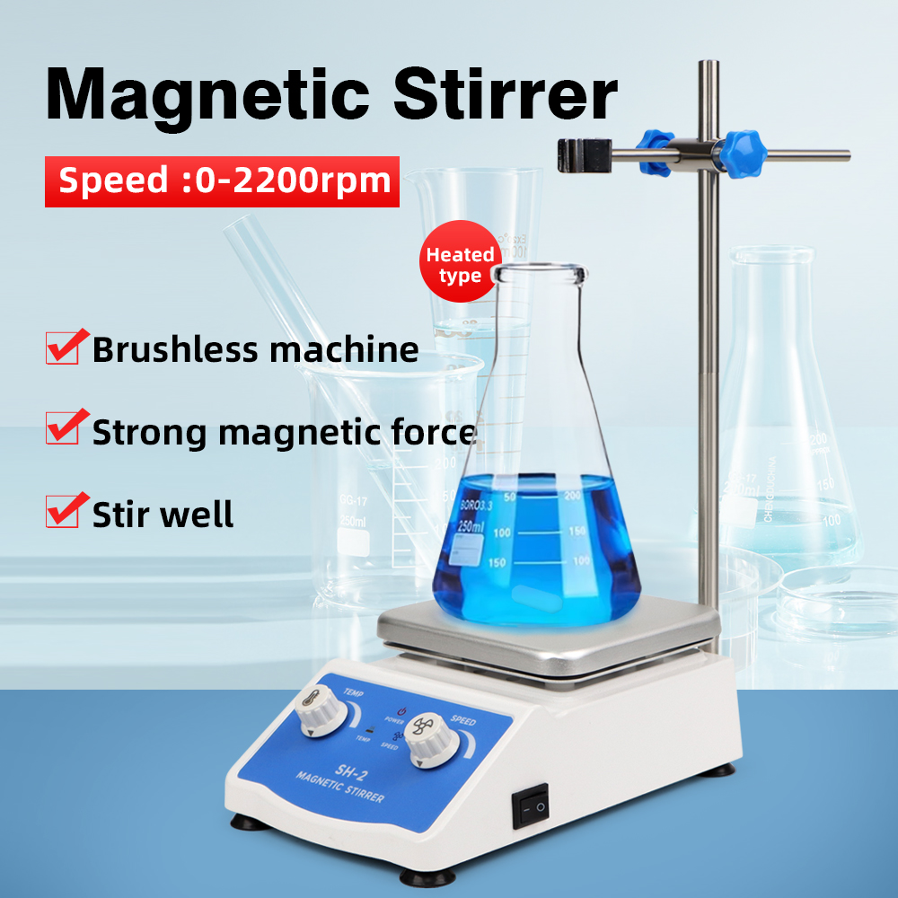 SH-2 เครื่องทําความร้อน Magnet - Lab Magnetic Stirrer Hot Plate บทวิจารณ์และราคา