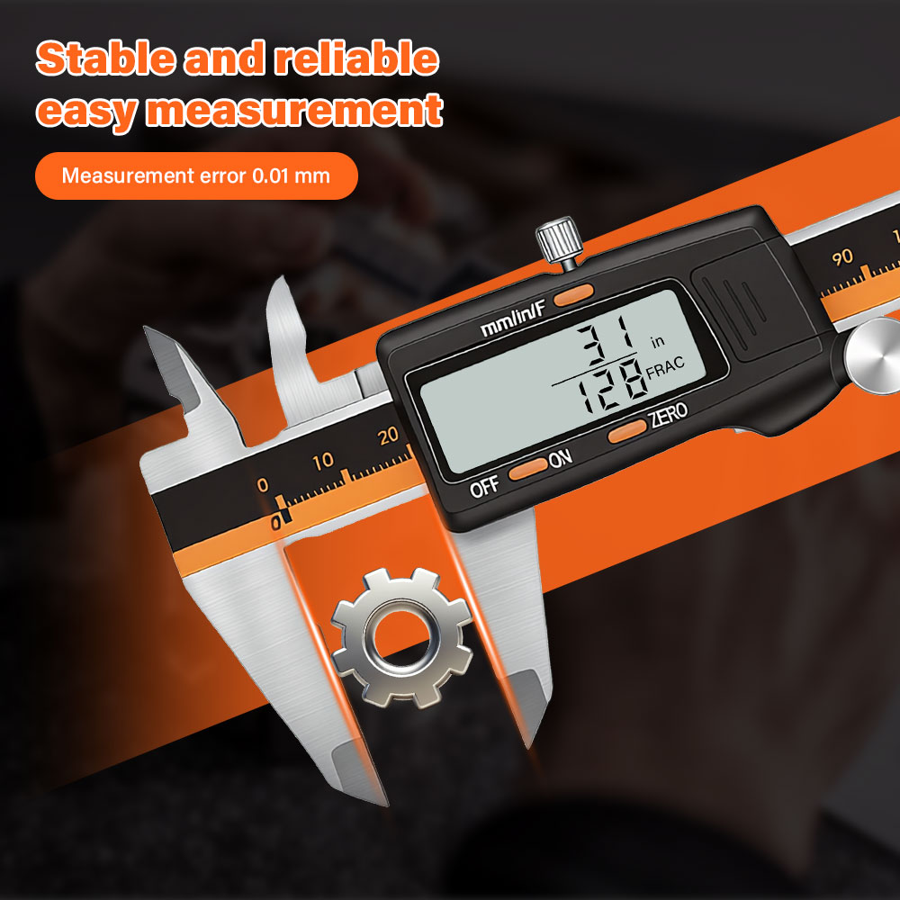 เครื่องวัดระยะดิจิตอลสแตนเลส N - Digital Caliper 150Mm Stainless Steel บทวิจารณ์และราคา