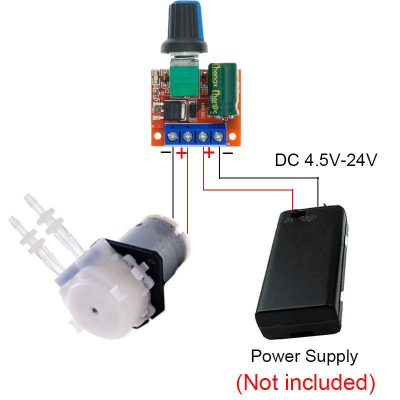 ปั๊มเพอริสตัลติกขนาดเล็ก ปรับไ - Mini Peristaltic Pump 12V บทวิจารณ์และราคา